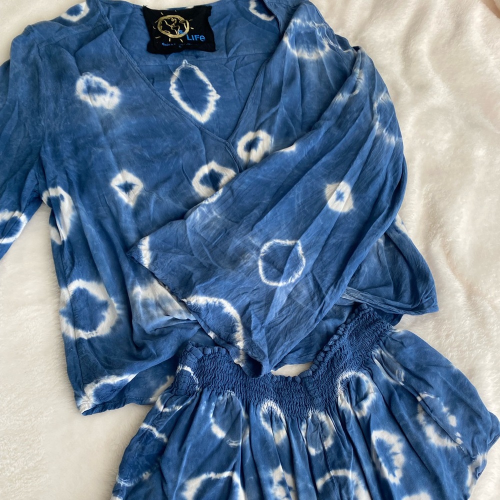 Planet Blue Navy Matching Set